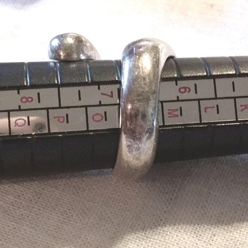 Sterling Silver Solid Wrap Around Ring - image 5